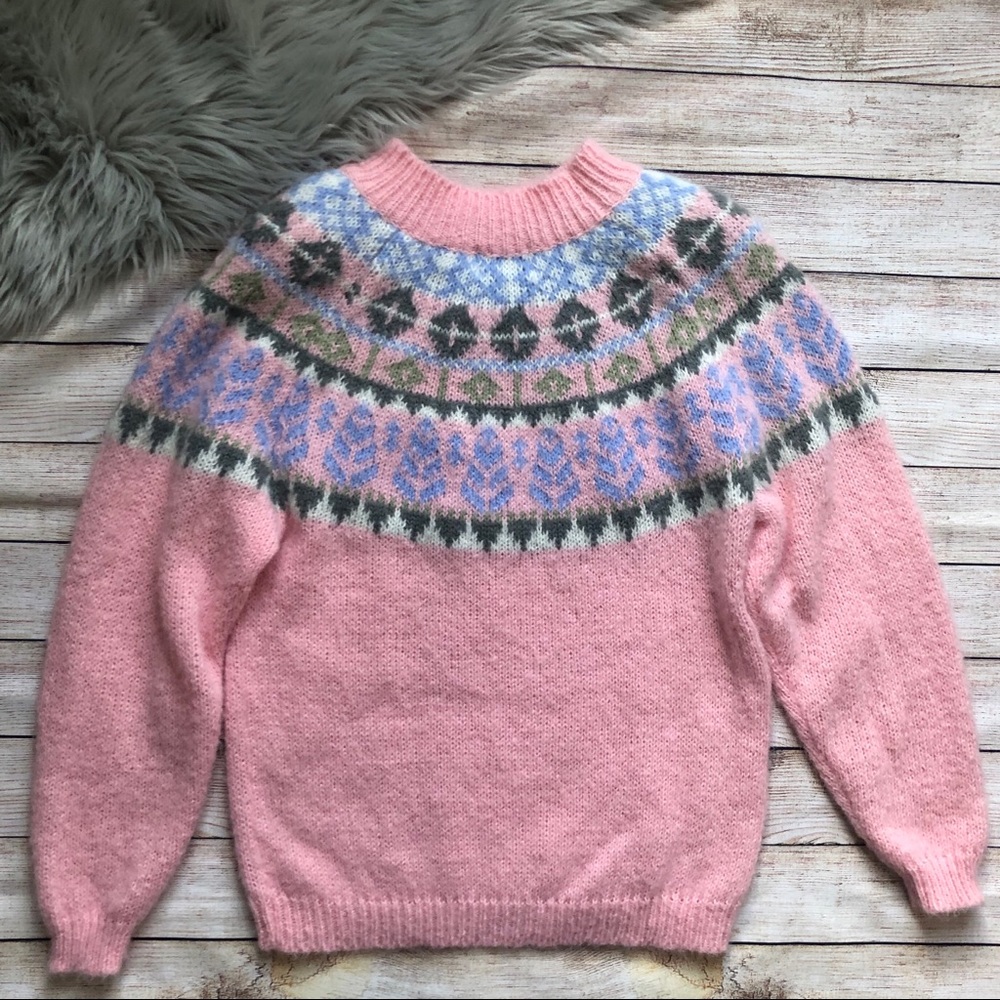 Vintage Venezia Sports Wear Woman’s Sweater‎ Pink